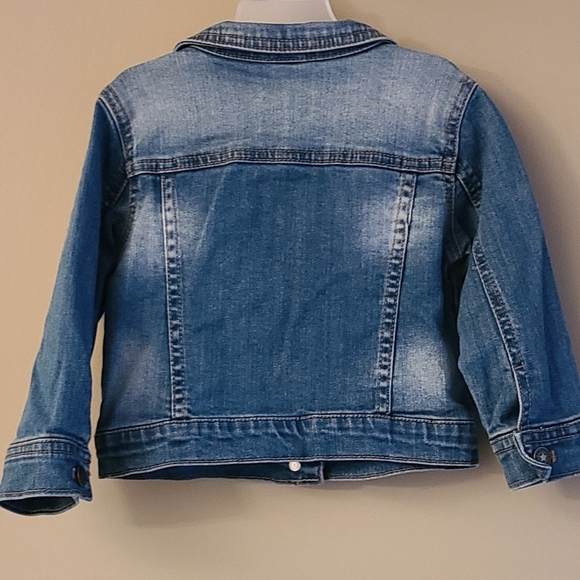 Little Me embroidered denim jacket - Picture 2 of 5